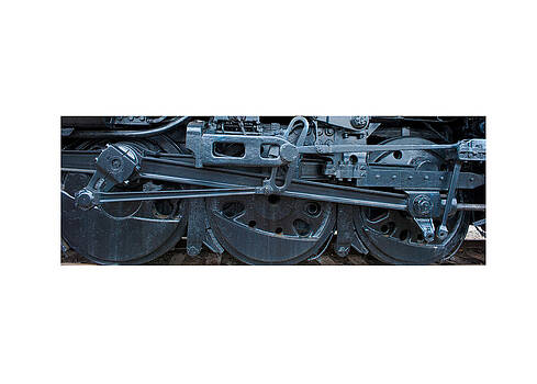 ROBERT KLEMM - THREE STEAM WHEELS IN BLUE ROBERT KLEMM - THREE STEAM WHEELS IN BLUE