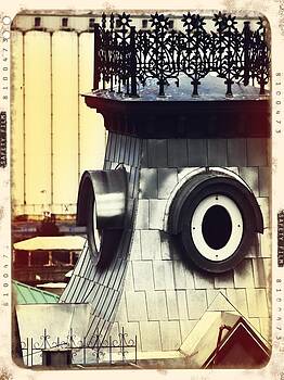 Laura Carter - Top of Victorian Building Vintage Style Photograph Laura Carter - Top of Victorian Building Vintage Style Photograph