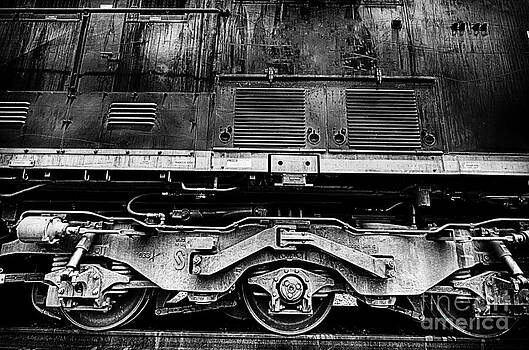 Danny Hooks - Train Wheels Closeup Danny Hooks - Train Wheels Closeup