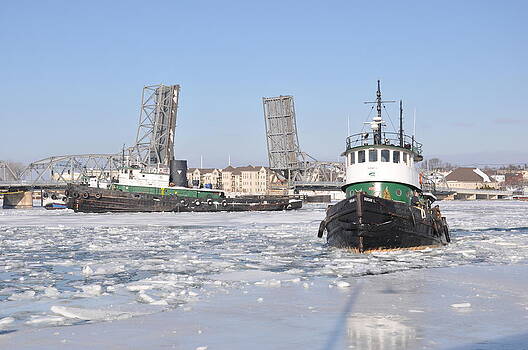 Larry Peterson - Tugs in the Harbor Larry Peterson - Tugs in the Harbor