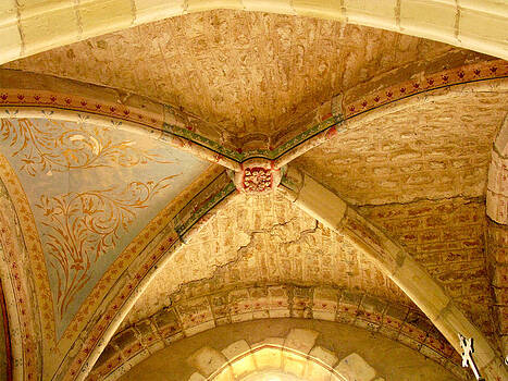 Randi Kuhne - Vaulted Ceiling in Collegiate Church of Saint Sylvain Levroux France Randi Kuhne - Vaulted Ceiling in Collegiate Church of Saint Sylvain Levroux France