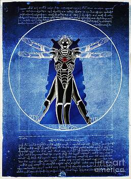 HELGE - Vitruvian Cyberman in deep space HELGE - Vitruvian Cyberman in deep space