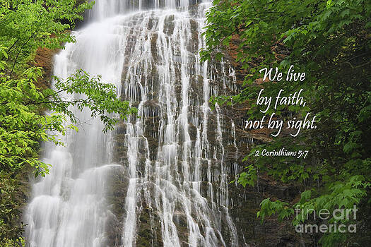 Jill Lang - Waterfall with New Testament Scripture Jill Lang - Waterfall with New Testament Scripture