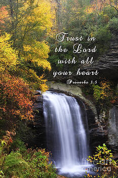Jill Lang - Waterfall with Scripture Jill Lang - Waterfall with Scripture