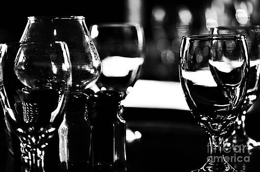 Danny Hooks - Wine Glasses on Table Danny Hooks - Wine Glasses on Table
