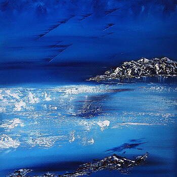 David Hatton - Winter scene in the alps David Hatton - Winter scene in the alps