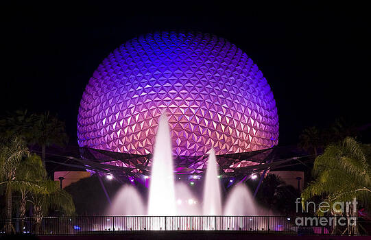 Tim Mulina - Epcot and Fountains at night 2 Tim Mulina - Epcot and Fountains at night 2