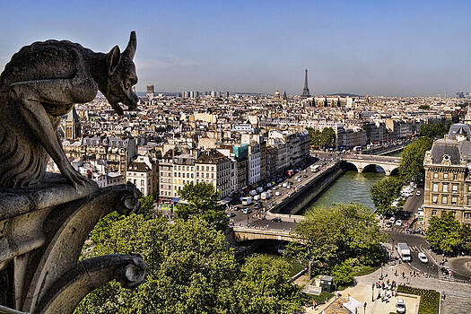 Wes and Dotty Weber - Gorgyle View of Paris Wes and Dotty Weber - Gorgyle View of Paris