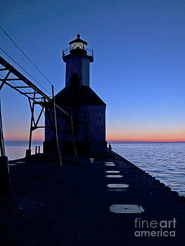 Tim Mulina - Great Lakes Lighthouse at Sunset Tim Mulina - Great Lakes Lighthouse at Sunset