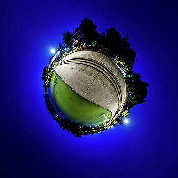 Chris Bordeleau - Hoyt Lake at Delaware Park - Tiny Planet Chris Bordeleau - Hoyt Lake at Delaware Park - Tiny Planet