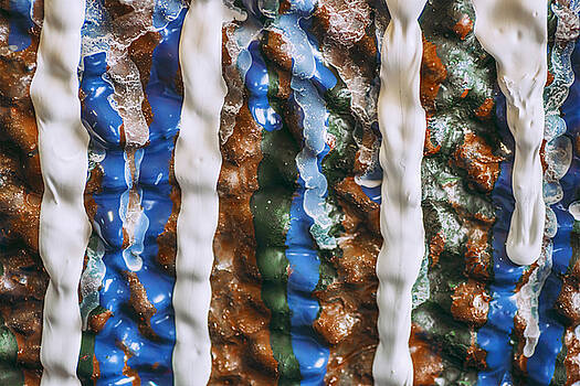Eduardo Huelin - Colorful drops of wall painting macro texture background Eduardo Huelin - Colorful drops of wall painting macro texture background