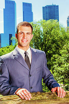 Alexander Image - Portrait of Young American Businessman traveling, working in New Alexander Image - Portrait of Young American Businessman traveling, working in New