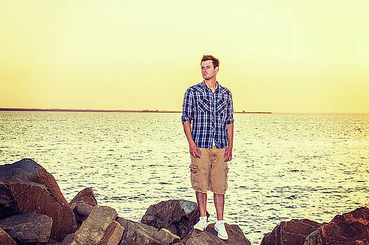 Alexander Image - Young Man Waiting for You on Sunset Alexander Image - Young Man Waiting for You on Sunset