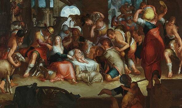 Wtewael Joachim - Adoration By The Shepherds 1625 Wtewael Joachim - Adoration By The Shepherds 1625