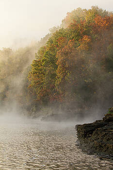 Paul Rebmann - Autumn Mist on Dale Hollow Lake Paul Rebmann - Autumn Mist on Dale Hollow Lake