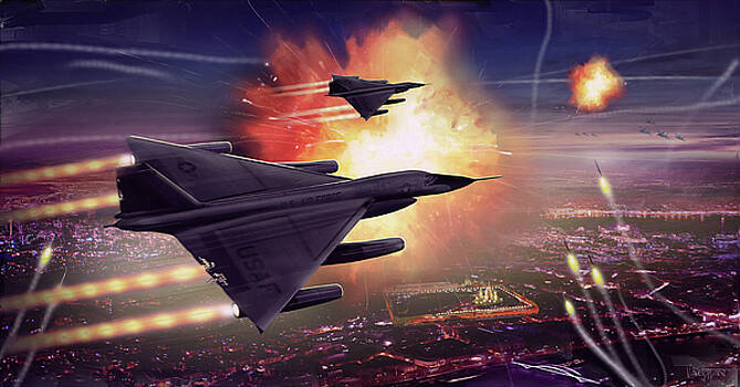 James Vaughan - B-58 Hustlers Over Moscow- 1962 James Vaughan - B-58 Hustlers Over Moscow- 1962