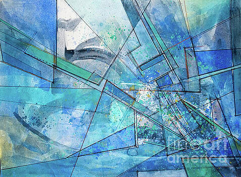 Robert Anderson - Blue abstract Robert Anderson - Blue abstract