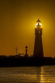 Chris Bordeleau - Buffalo Main Light Sunset Chris Bordeleau - Buffalo Main Light Sunset