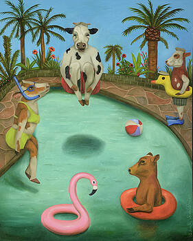 Leah Saulnier The Painting Maniac - Cowabunga Leah Saulnier The Painting Maniac - Cowabunga