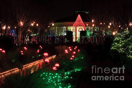Jill Lang - Daniel Stowe Pavilion at Christmas Jill Lang - Daniel Stowe Pavilion at Christmas