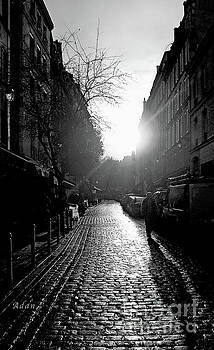 Felipe Adan Lerma - Evening Walk in Paris BW Felipe Adan Lerma - Evening Walk in Paris BW