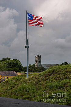 Dale Powell - Flying Proud over Fort Moultrie Dale Powell - Flying Proud over Fort Moultrie