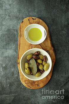 Edward Fielding - Food still life with olives Edward Fielding - Food still life with olives