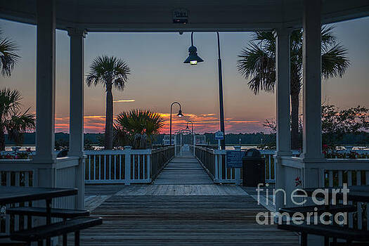 Dale Powell - Gazebo Sunset View Dale Powell - Gazebo Sunset View