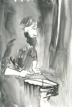 Brian Meyer - Grayscale study of Matthew Smith Brian Meyer - Grayscale study of Matthew Smith