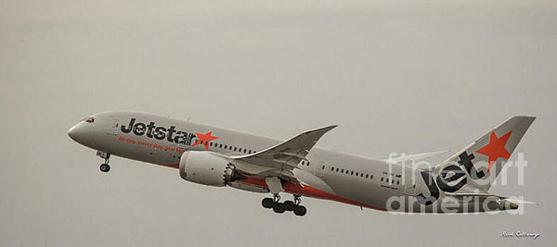 Reid Callaway - Jetstar Airways VH VKI Boeing 787 8 Dreamliner Honolulu Hawaii Art Reid Callaway - Jetstar Airways VH VKI Boeing 787 8 Dreamliner Honolulu Hawaii Art