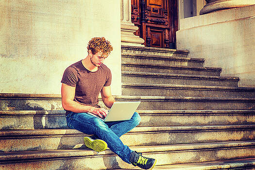 Alexander Image - Young Man Working Outside Alexander Image - Young Man Working Outside