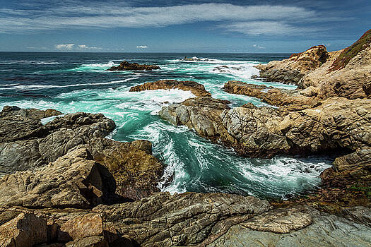 Rick Strobaugh - Oil Paint of Rocks and Waves Rick Strobaugh - Oil Paint of Rocks and Waves