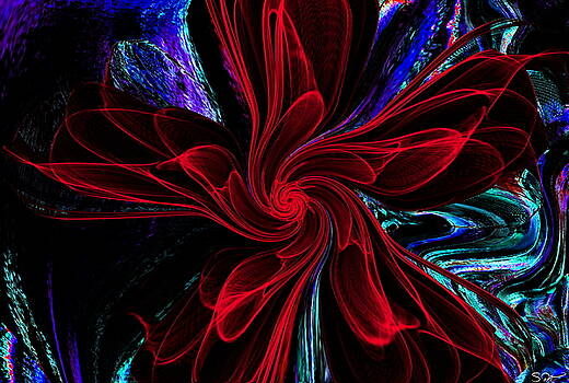      ХА-АМИРА. Passion-lives-in-the-hearts-of-flowers-abstract-angel-artist-stephen-k