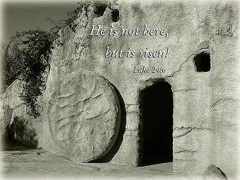 Jill Lang - Resurrection Tomb in Black and White Jill Lang - Resurrection Tomb in Black and White