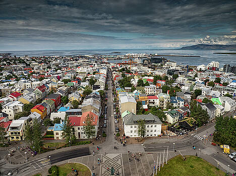 Stephen Barrie - The Roof Tops of Reykjavic Stephen Barrie - The Roof Tops of Reykjavic