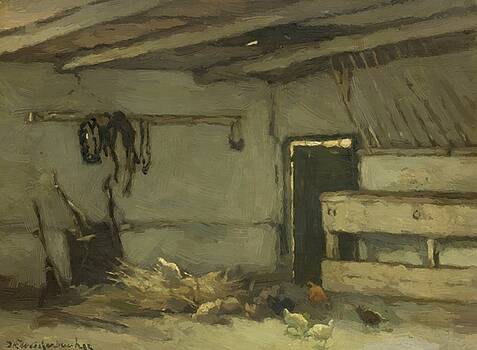 Weissenbruch Johan Hendrik - Stalinterieur 1895 Weissenbruch Johan Hendrik - Stalinterieur 1895