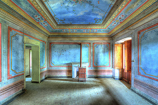 Enrico Pelos - THE BLUE ROOM of THE VILLA WITH THE COLORED ROOMS Enrico Pelos - THE BLUE ROOM of THE VILLA WITH THE COLORED ROOMS