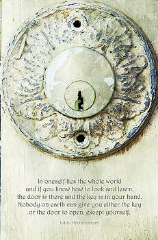 Randi Kuhne - The Key to Wisdom - Jiddu Krishnamurti Quotation Randi Kuhne - The Key to Wisdom - Jiddu Krishnamurti Quotation
