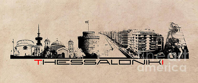 Justyna JBJart - Thessaloniki skyline city Justyna JBJart - Thessaloniki skyline city
