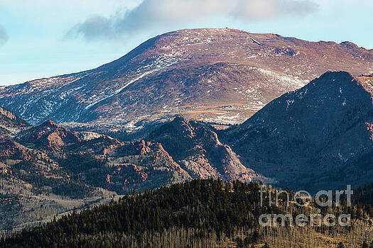 Steve Krull - West Face of Pikes Peak in Winter Steve Krull - West Face of Pikes Peak in Winter