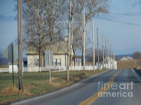 Christine Clark - Amish Schoolhouse in December Christine Clark - Amish Schoolhouse in December
