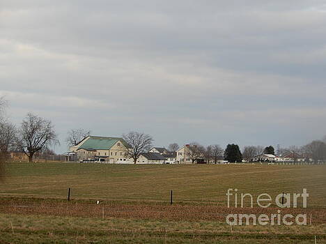 Christine Clark - December Amish Homestead Vista Christine Clark - December Amish Homestead Vista