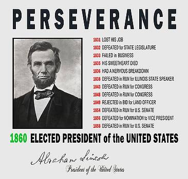 Daniel Hagerman - ABE LINCOLN PERSEVERANCE - T-SHIRT Daniel Hagerman - ABE LINCOLN PERSEVERANCE - T-SHIRT