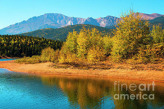 Steve Krull - Crystal Reservoir and Pikes Peak in Autumn Steve Krull - Crystal Reservoir and Pikes Peak in Autumn