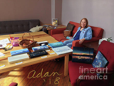 Felipe Adan Lerma - Self Portrait 15 - Sheila Helping Deliver My Images to Art Hop 2018 Felipe Adan Lerma - Self Portrait 15 - Sheila Helping Deliver My Images to Art Hop 2018