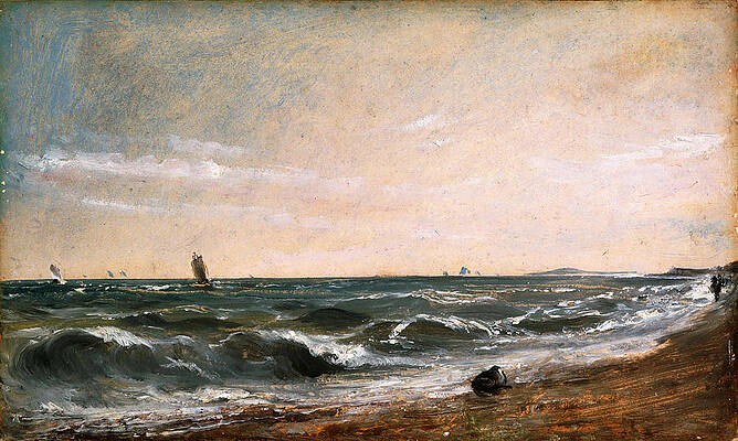  Coast Scene. Brighton Print by John Constable