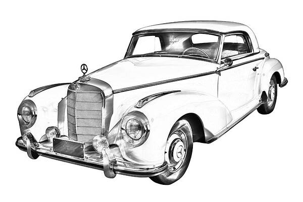Mercedes Benz Classic Cars Wall Art by Keith Webber Jr