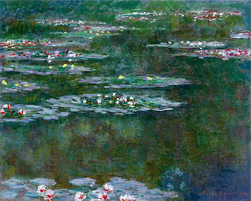  Nympheas Print by Claude Monet