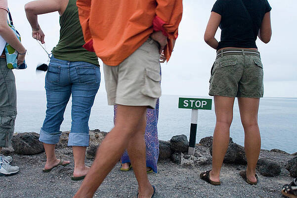 Wall Art - Photograph - A Sign Marks The End Of The Line #1 by Eric Rorer