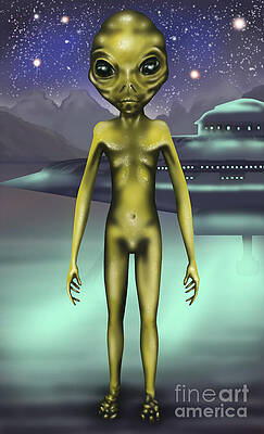 Wall Art - Photograph - Alien #2 by Gwen Shockey